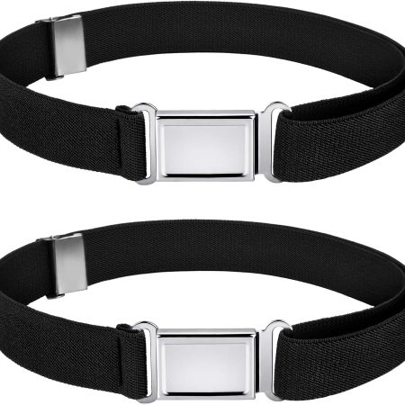 WILLBOND Kids Magnetic Belt Adjustable Elastic Belt with Magnetic Buckle for Boys Daily Use Girls